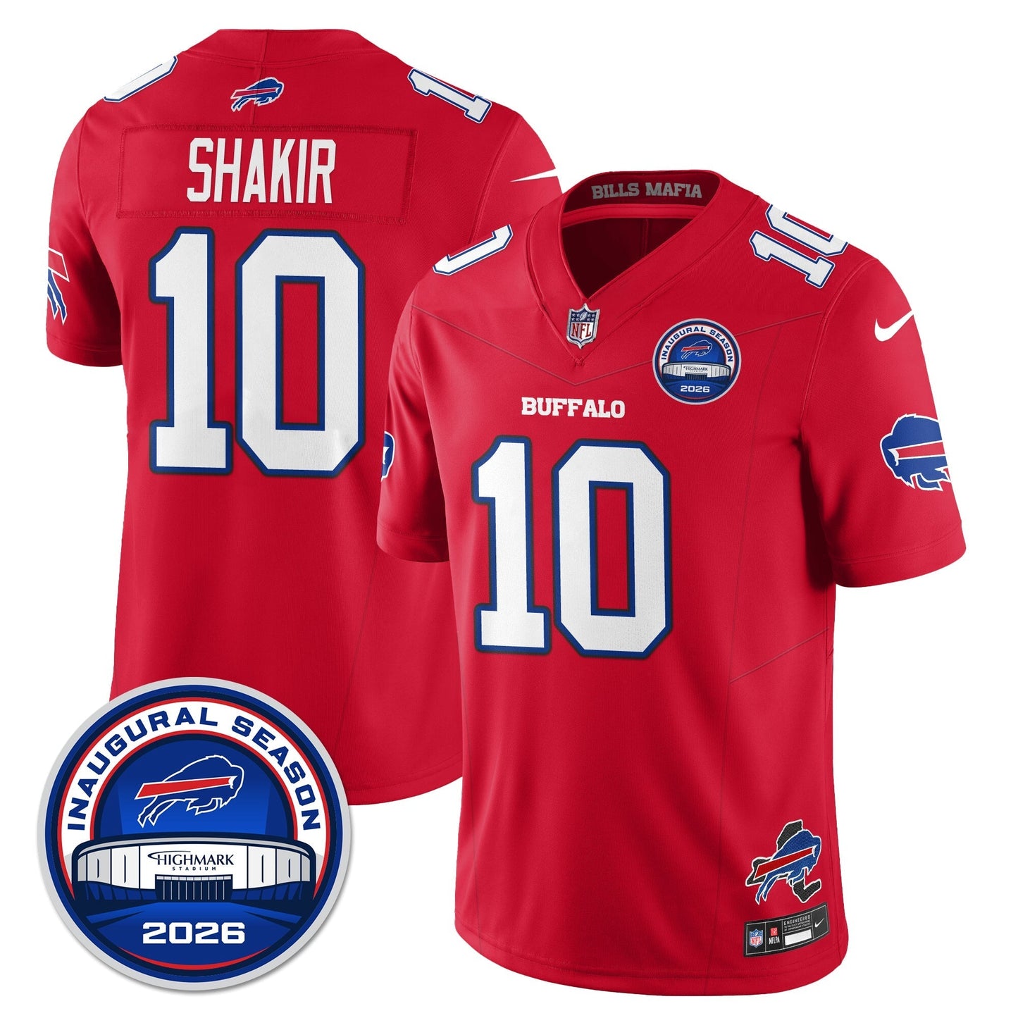 BUF 2026 Inaugural Season Patch Vapor Limited Jersey - Stitched-NQD