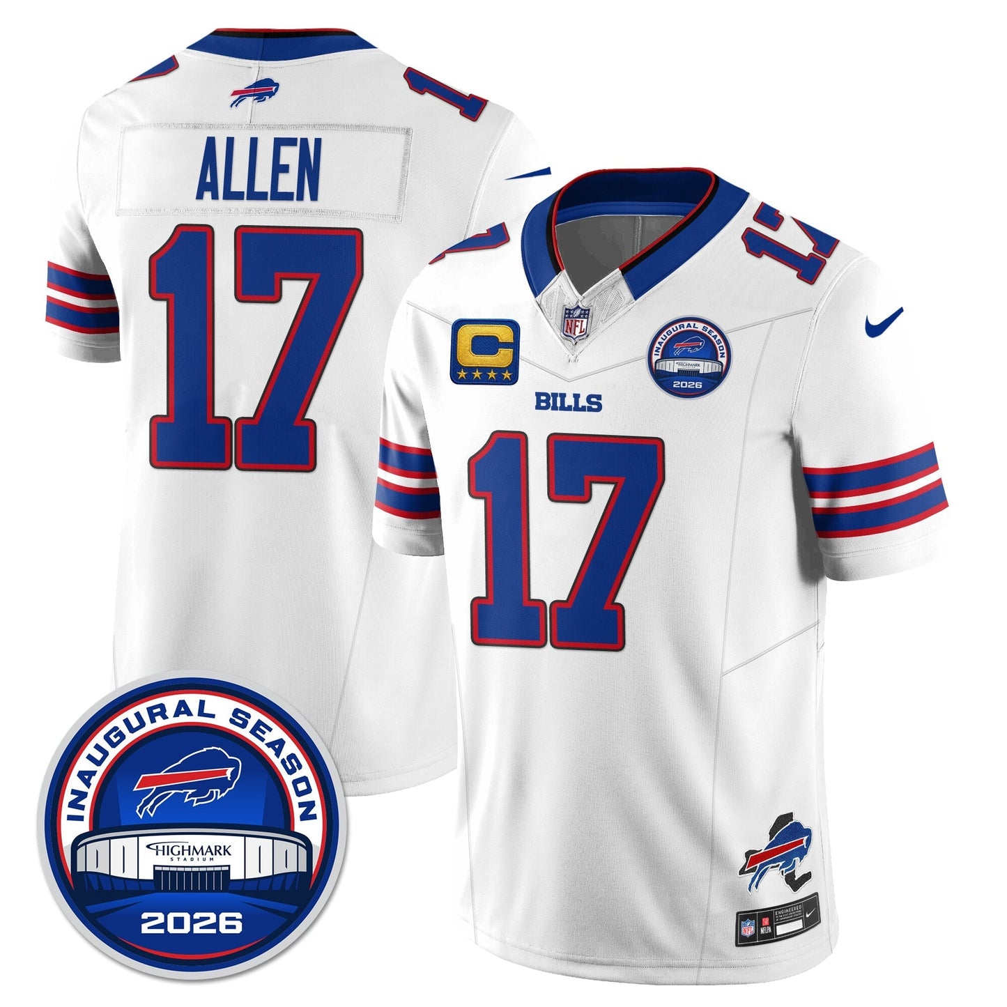 BUF 2026 Inaugural Season Patch Vapor Limited Jersey - Stitched-NQD