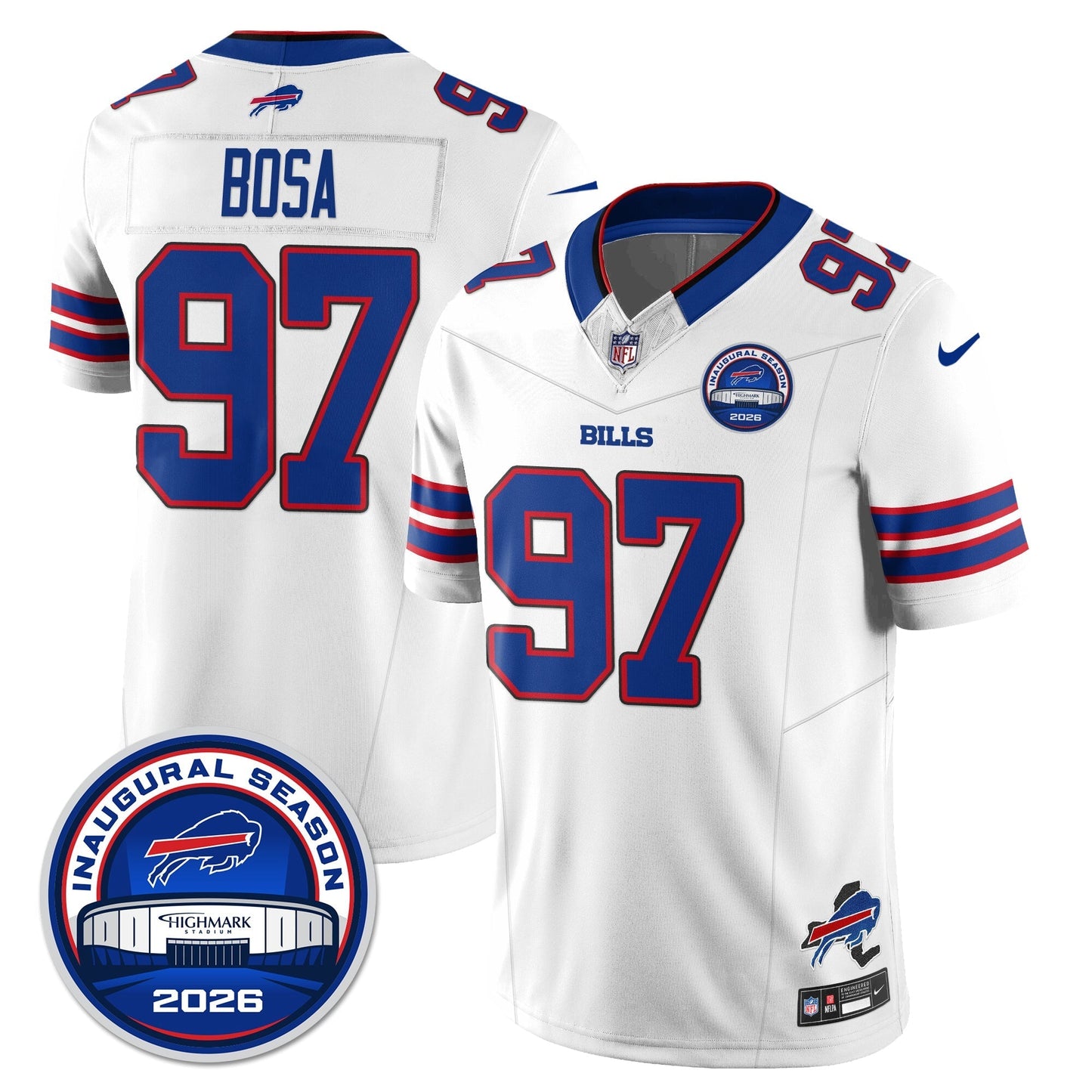 BUF 2026 Inaugural Season Patch Vapor Limited Jersey - Stitched-NQD