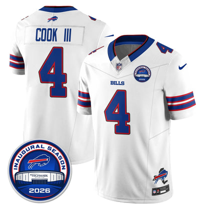 BUF 2026 Inaugural Season Patch Vapor Limited Jersey - Stitched-NQD