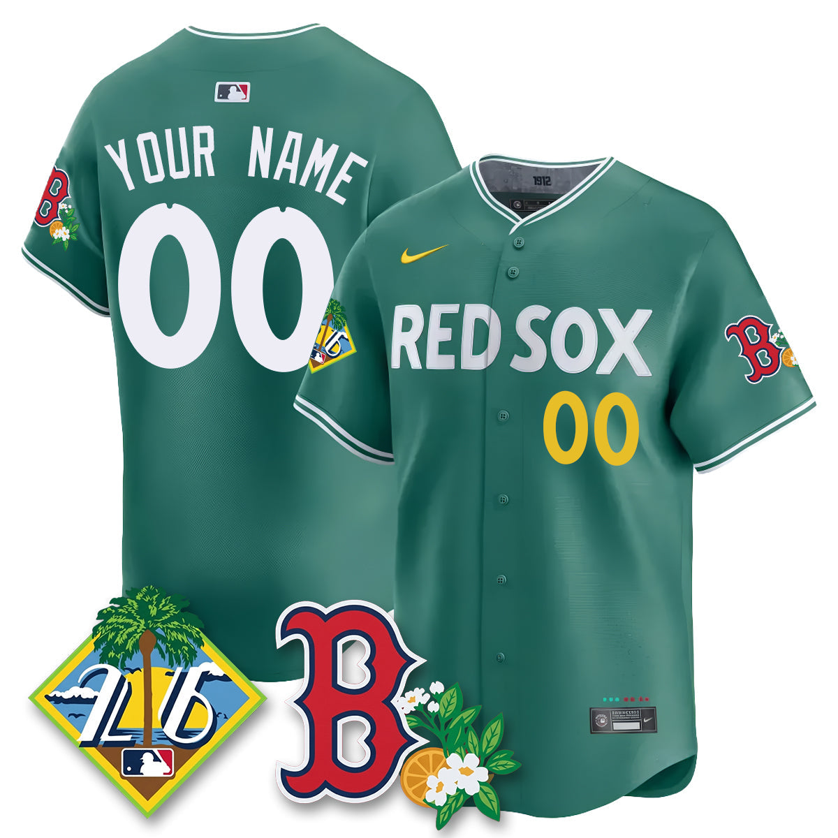 Custom BOS 2026 Spring Training Vapor Limited Jersey - Stitched-NQD
