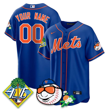Custom NYM 2026 Spring Training Vapor Limited Jersey - All Stitched