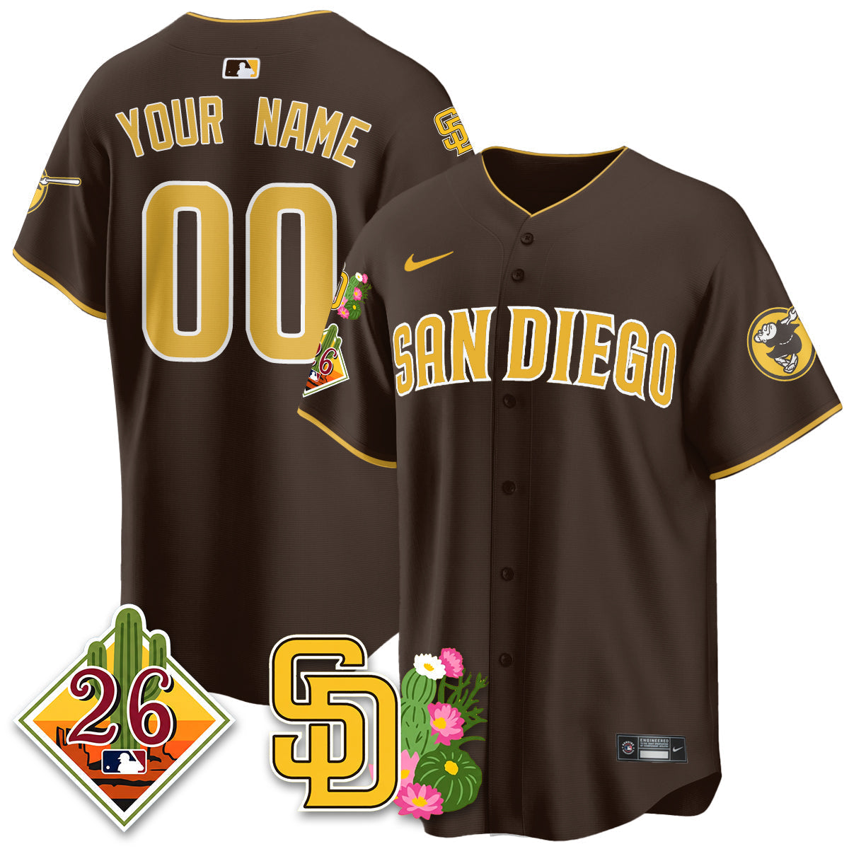 SD 2026 Spring Training Vapor Limited Custom Jersey - All Stitched