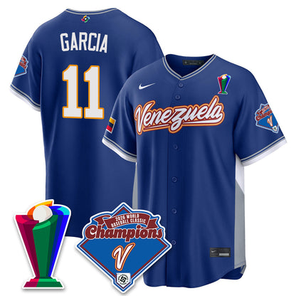 Venezuela Baseball 2026 World Baseball Classic Champions Limited Jersey - Stitched-NQD