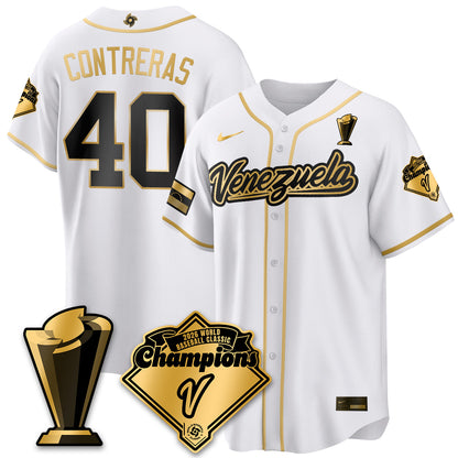 Venezuela Baseball 2026 World Baseball Classic Champions Limited Jersey - Stitched-NQD