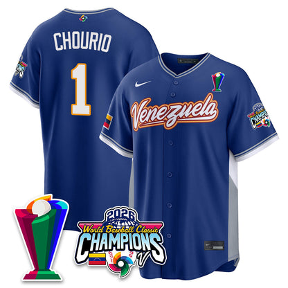 Venezuela Baseball 2026 World Baseball Classic Champions Limited Jersey V2 - Stitched-NQD