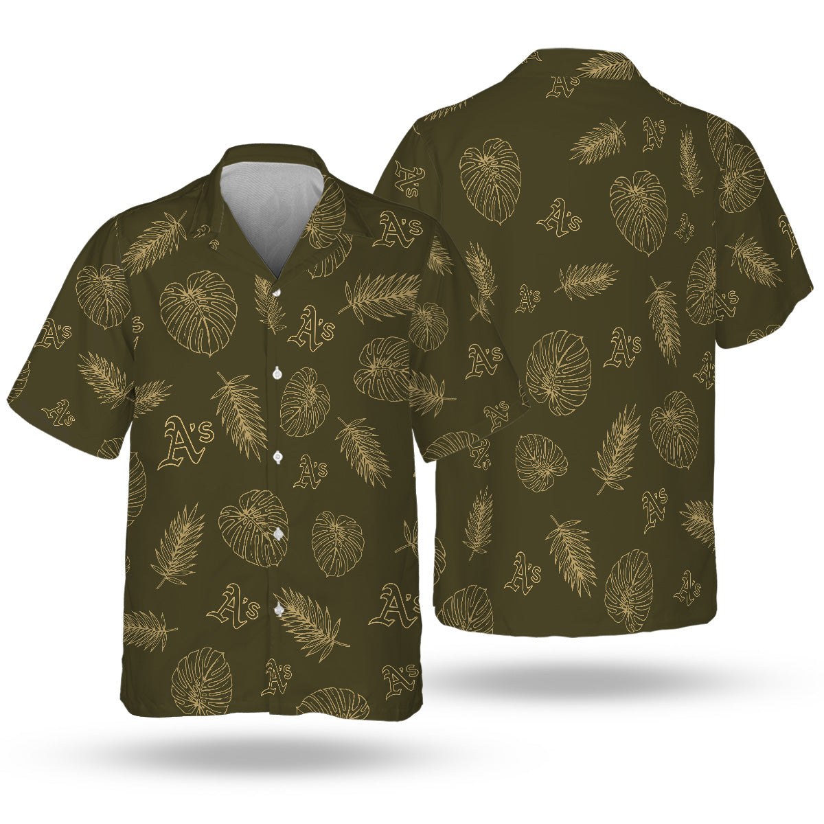 OAK Special Armed Forces Hawaiian Design Button Shirt V3