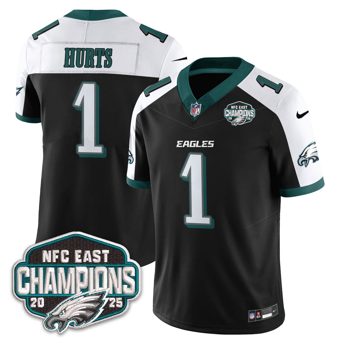 PHI NFC East Champions Vapor Limited Jersey - All Stitched