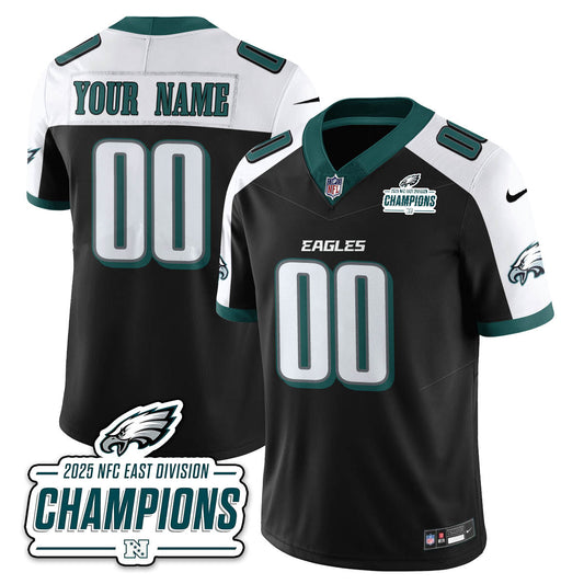 PHI NFC East Champions Vapor Limited Custom Jersey - All Stitched