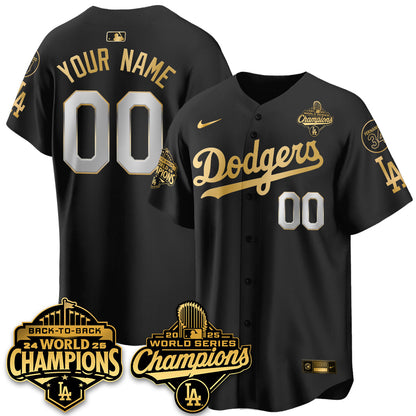 Custom LAD 2025 World Series Champions Jersey - Stitched-NQD