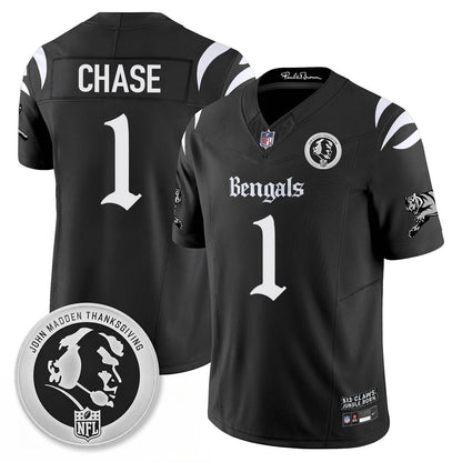 CIN Gothic Vapor Limited Jersey - John Madden Patch - All Stitched