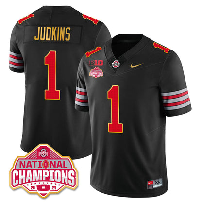 OSU 'Heritage Stripe' 2025 CFP Patch - National Champions Jersey N19 - All Stitched