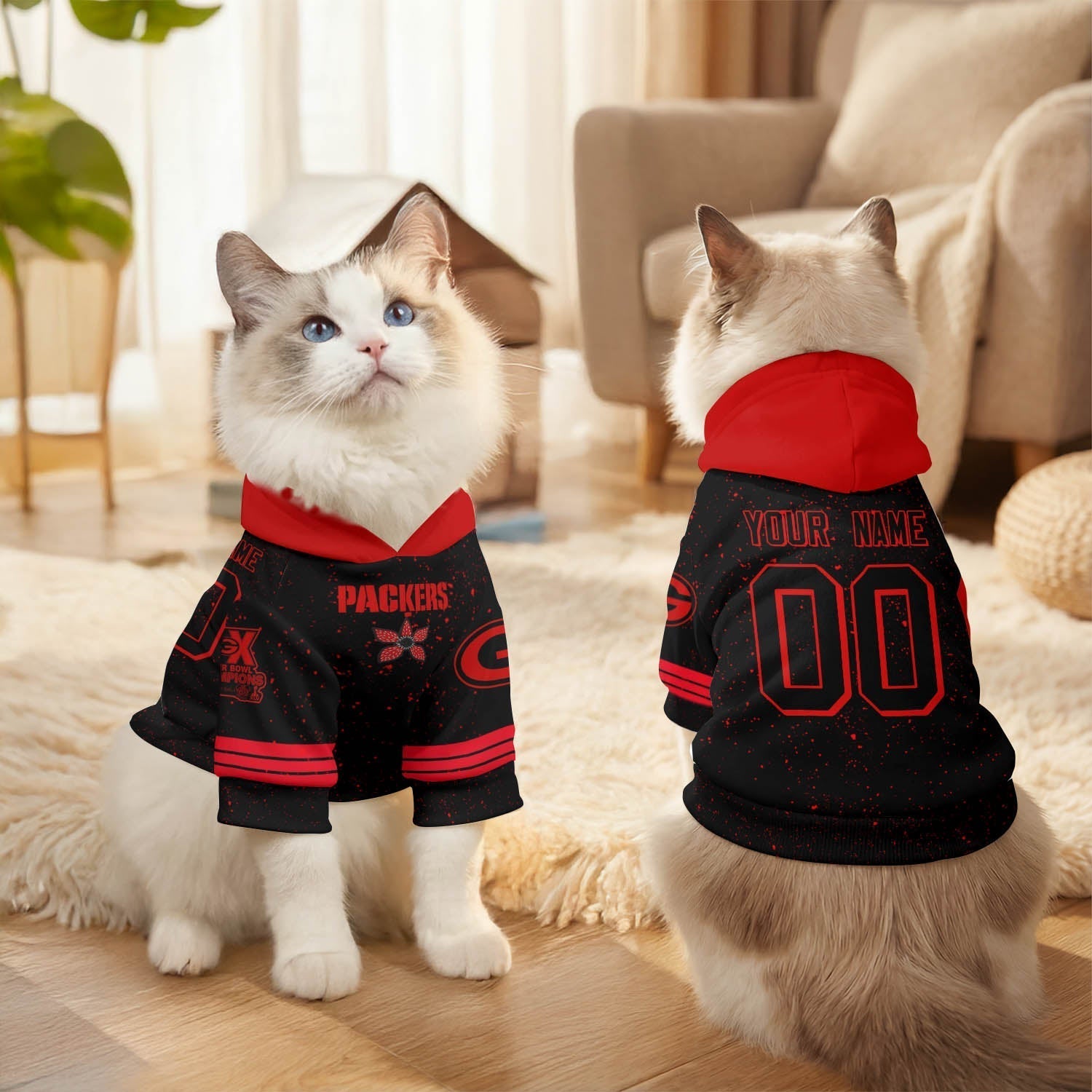 GB Stranger Things Pet Hoodie