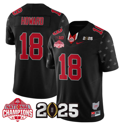 OSU 'Heritage Stripe' 2025 CFP Patch - National Champions Jersey N19 - All Stitched
