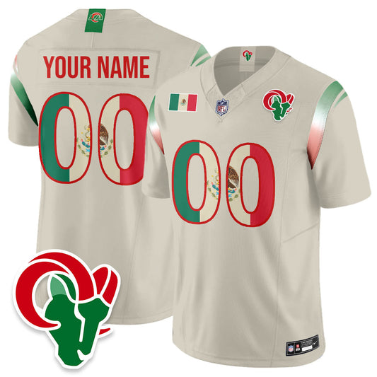LAR Mexico Vapor Limited Custom Jersey - All Stitched
