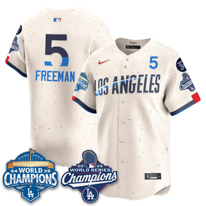 LAD 2025 World Series Champions Jersey - All Stitched N2