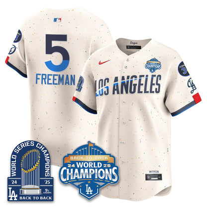 LAD 2025 World Series Champions Jersey - 9x Champs - All Stitched N2