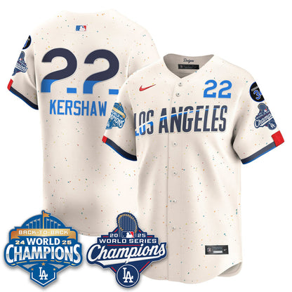 LAD 2025 World Series Champions Jersey - All Stitched N2