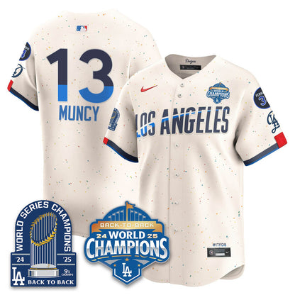 LAD 2025 World Series Champions Jersey - 9x Champs - All Stitched N2