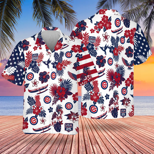 CHC Special Semiquincentennial Hawaiian Design Button Shirt V2-NQD