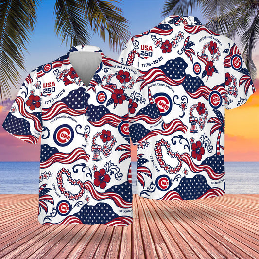 CHC Special Semiquincentennial Hawaiian Design Button Shirt V3-NQD
