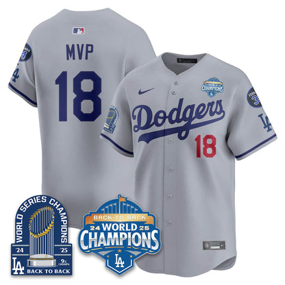 LAD 2025 World Series Champions Jersey - 9x Champs - All Stitched N2