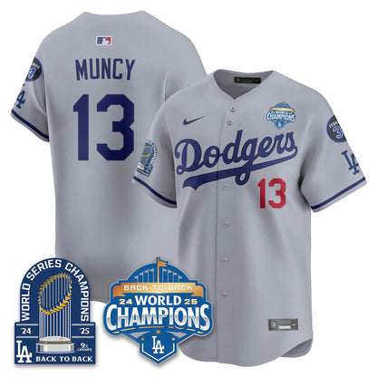 LAD 2025 World Series Champions Jersey - 9x Champs - All Stitched N2