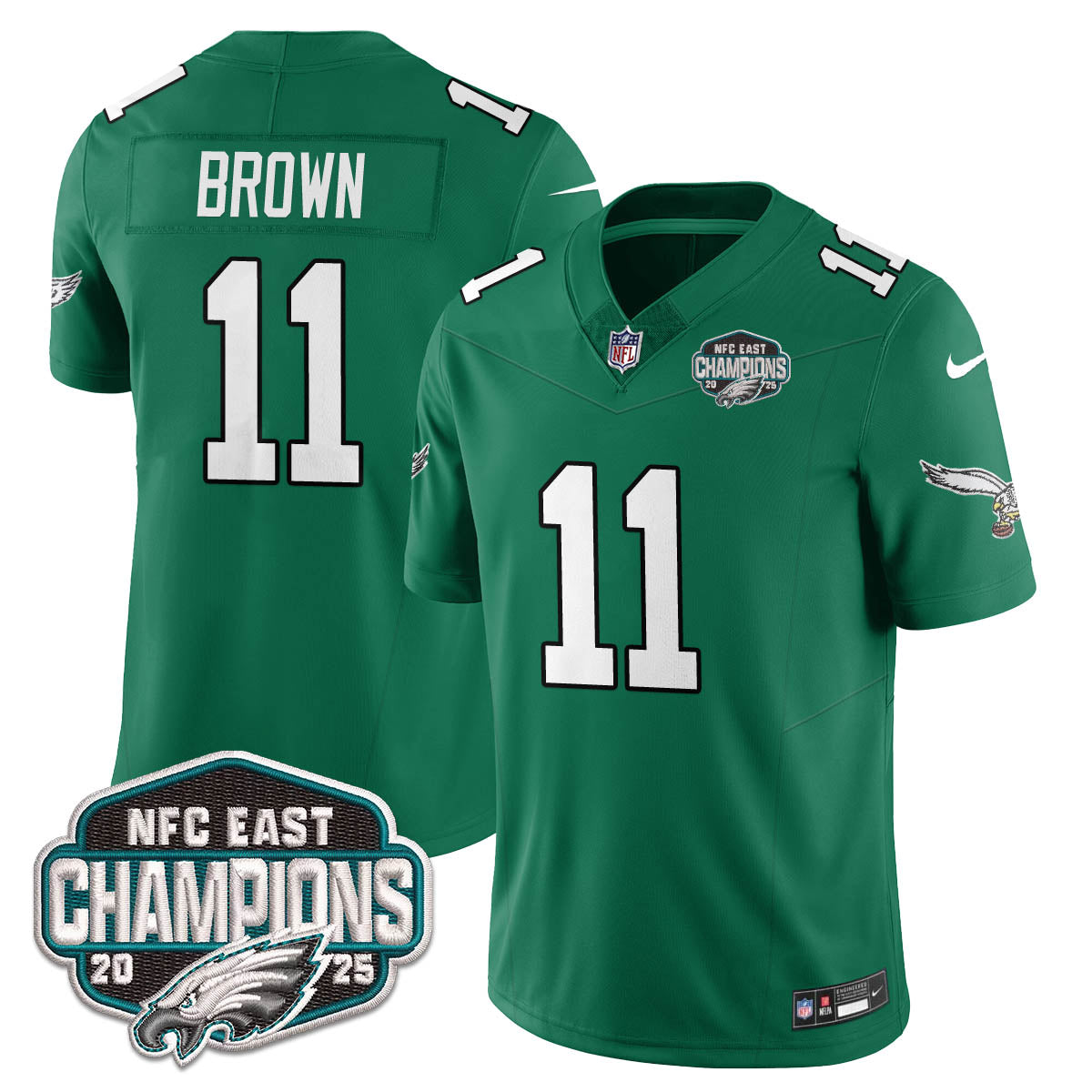 PHI NFC East Champions Vapor Limited Jersey - All Stitched