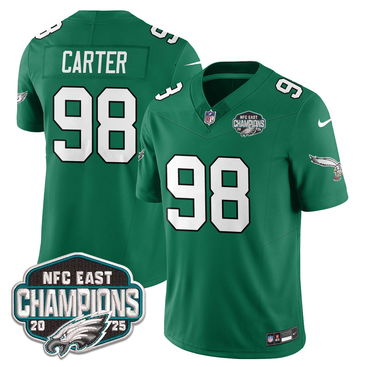 PHI NFC East Champions Vapor Limited Jersey - All Stitched