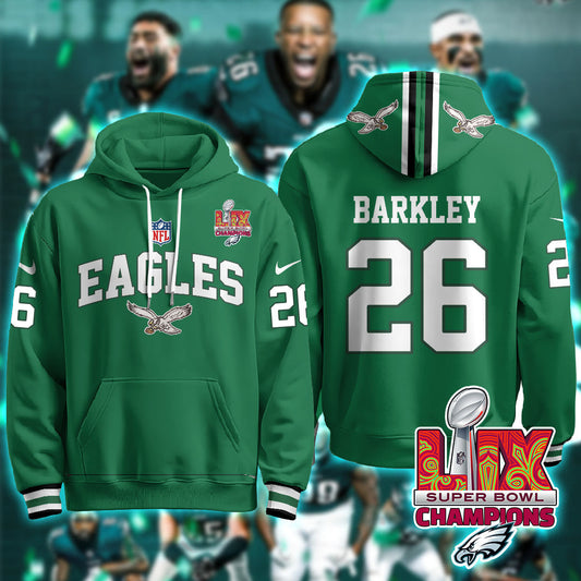 PHI Super Bowl LIX Champions Hoodie-NQD