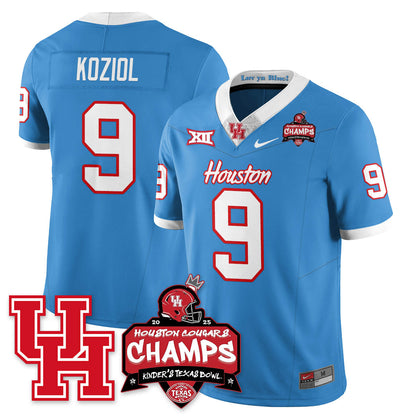 HCG Football 2025 Kinder's Texas Bowl Champions Jersey - All Stitched