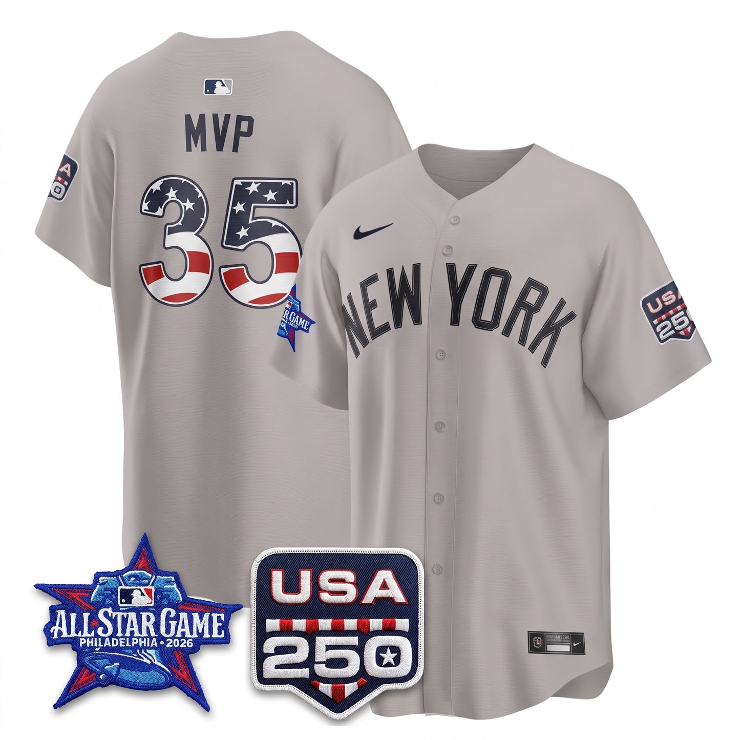 NYY 2026 All Star Edition Vapor Jersey - Stitched-NHM