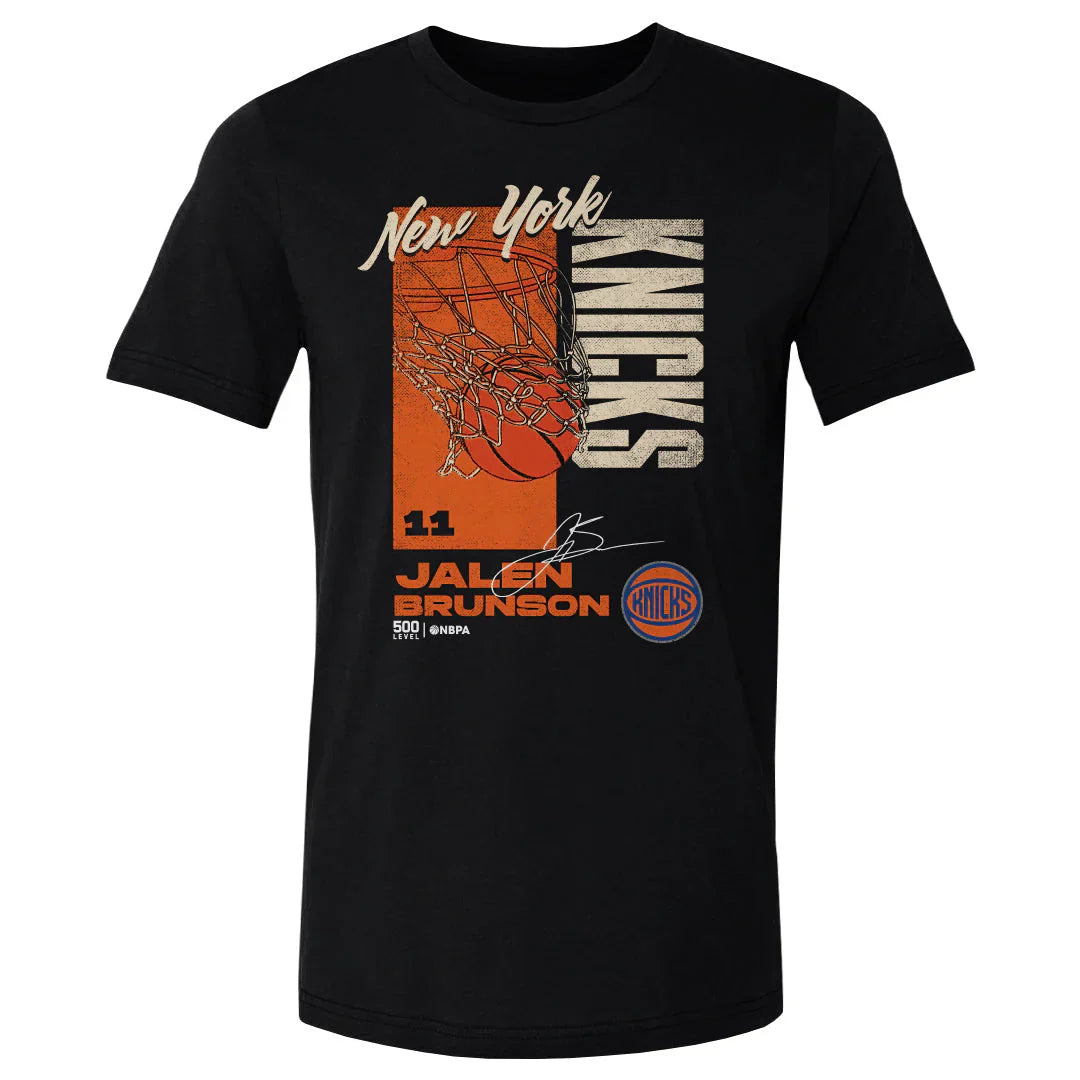 NYK 2026 Basketball Jalen Brunson Printed T-Shirt V2-NQD