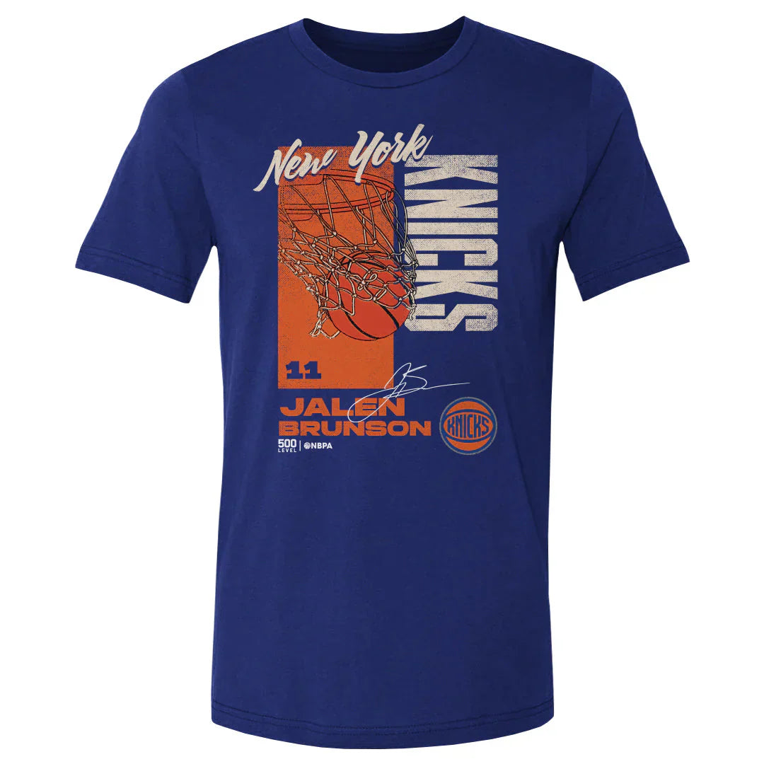 NYK 2026 Basketball Jalen Brunson Printed T-Shirt V2-NQD