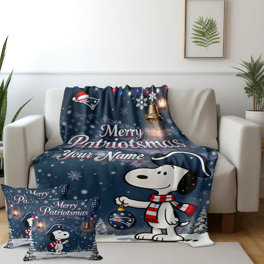 NEP x SNP | Premium Christmas Fleece Blanket & Throw Pillow-NQD
