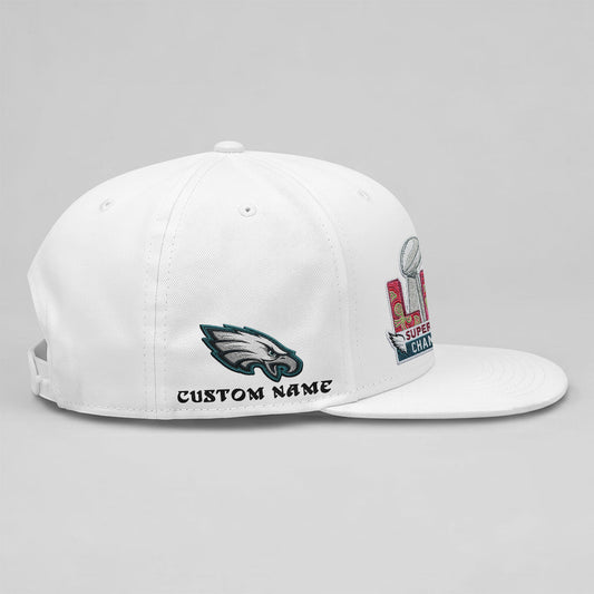 PHI Champions SB LIX Custom Snapback Cap - Embroidered