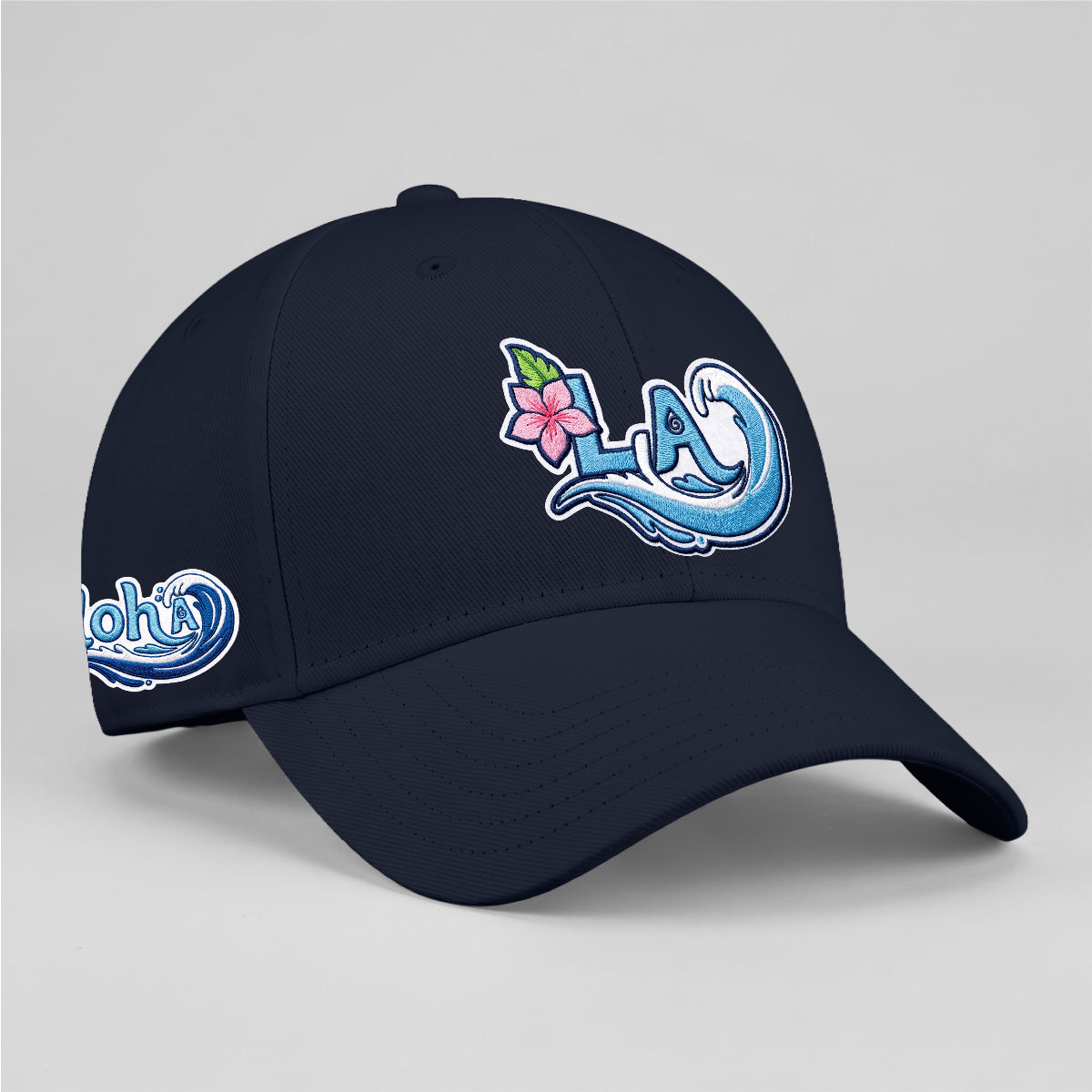 LAD Aloha Baseball Embroidered Cap-NQD