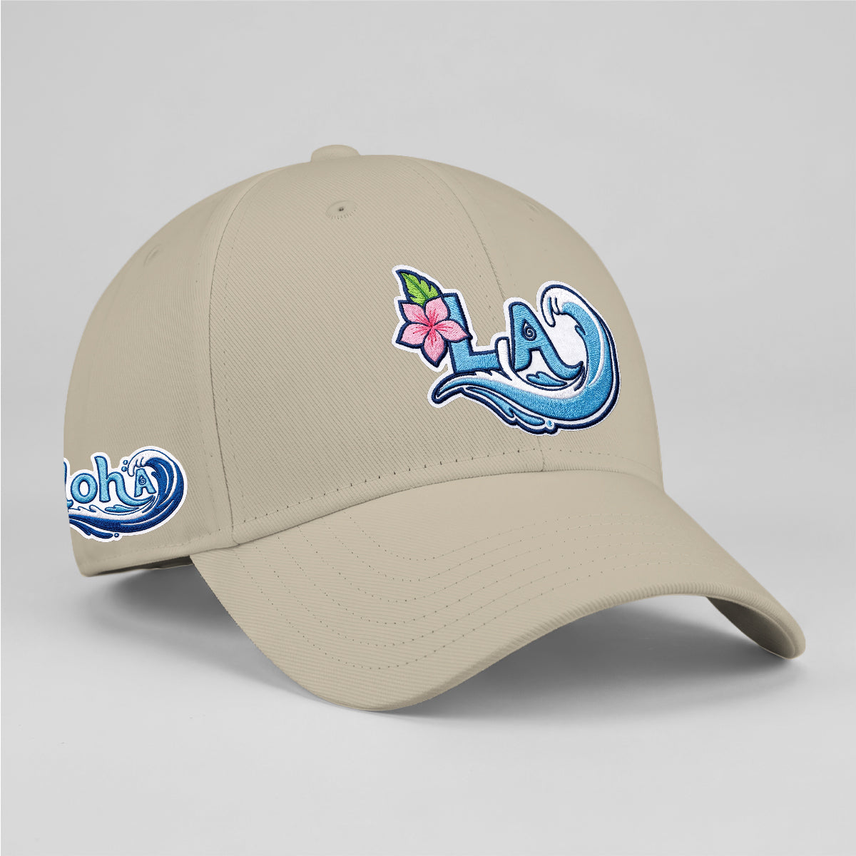 LAD Aloha Baseball Embroidered Cap-NQD