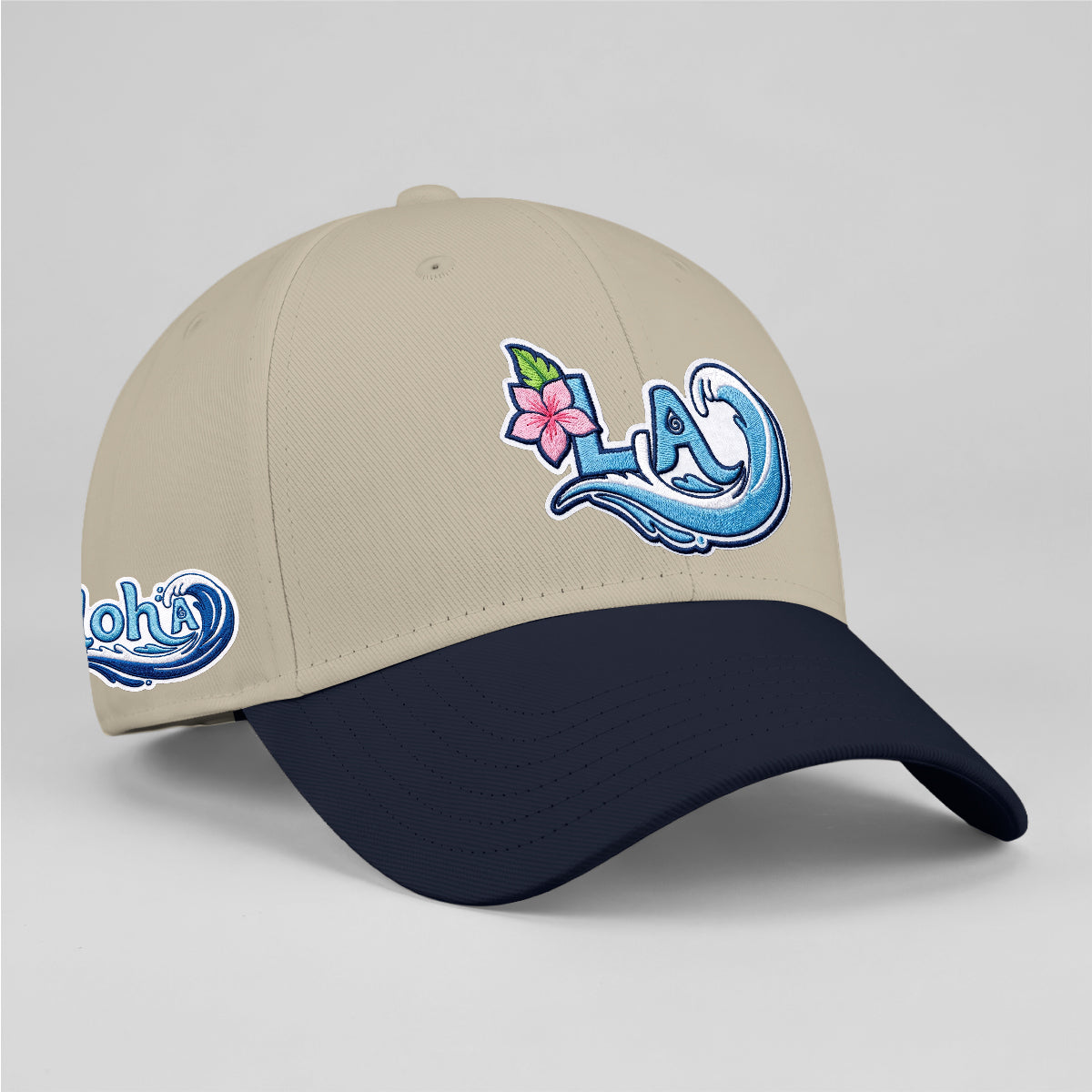 LAD Aloha Baseball Embroidered Cap-NQD