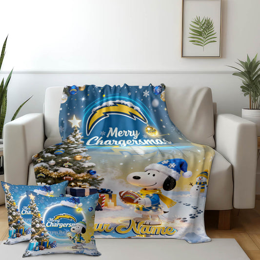LVG x SNP | Premium Christmas Fleece Blanket & Throw Pillow-NQD