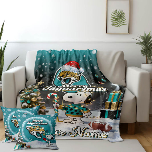 DET x SNP | Premium Christmas Fleece Blanket & Throw Pillow-NQD