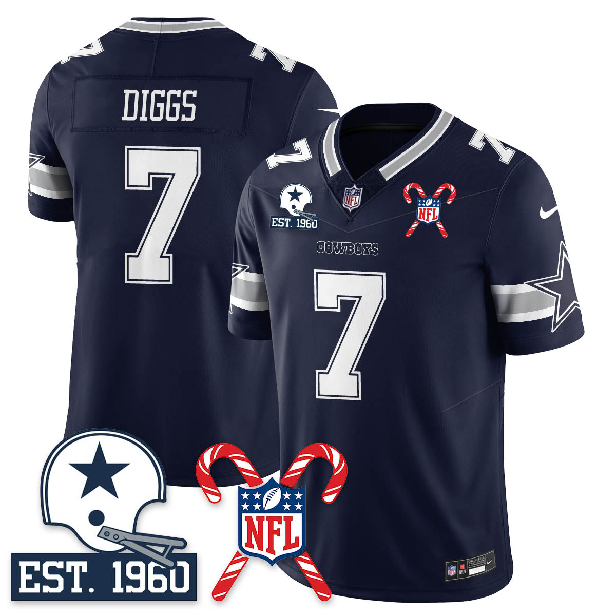Dal Christmas Vapor Limited Jersey - All Stitched