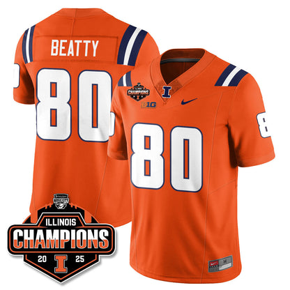 ILL Football 2025 Music City Bowl Champions Limited Jersey - All Stitched