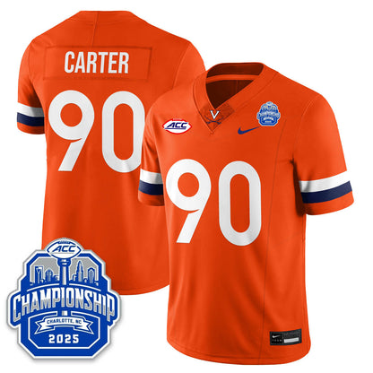 Virginia Football ACC Championship Vapor Limited Jersey - All Stitched