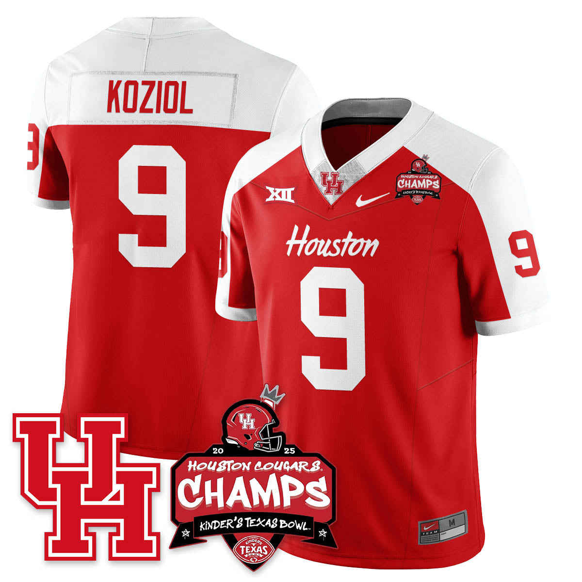 HCG Football 2025 Kinder's Texas Bowl Champions Jersey - All Stitched