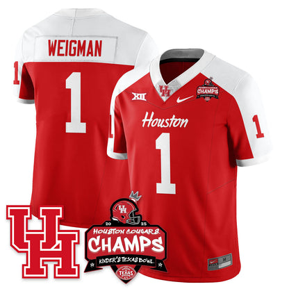 HCG Football 2025 Kinder's Texas Bowl Champions Jersey - All Stitched