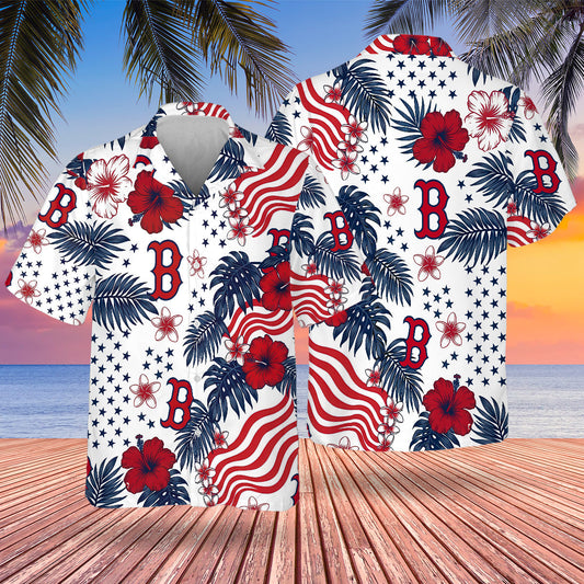 BOS Special Semiquincentennial Hawaiian Design Button Shirt V4