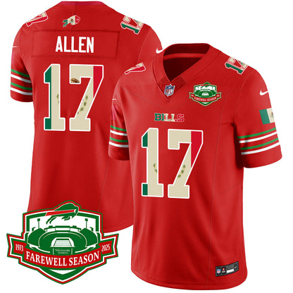 BUF Mexico Vapor Limited Jersey - Stitched-NQD