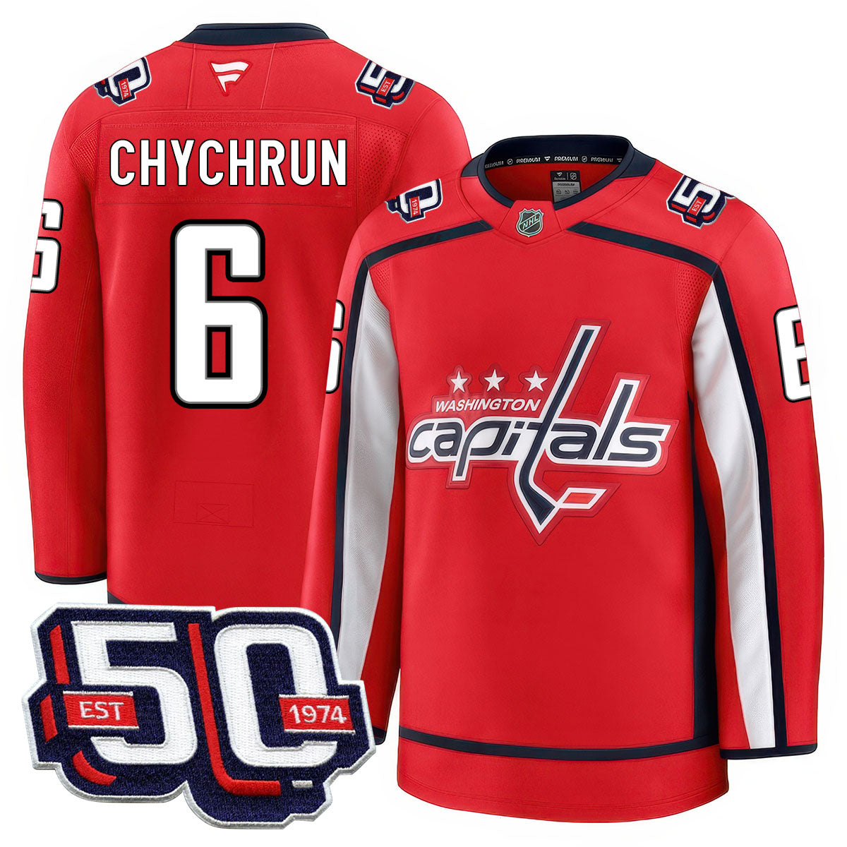WSH 50th Anniversary Premium Jersey - All Stitched