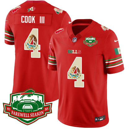 BUF Mexico Vapor Limited Jersey - Stitched-NQD